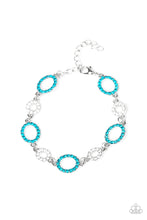 Load image into Gallery viewer, Bubbly Bedazzle - Blue Bracelet