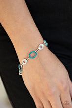 Load image into Gallery viewer, Bubbly Bedazzle - Blue Bracelet