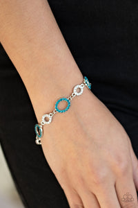 Bubbly Bedazzle - Blue Bracelet