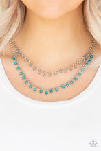 Load image into Gallery viewer, Dainty Distraction - Blue Necklace Set