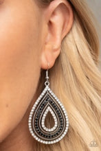 Load image into Gallery viewer, PAPARAZZI 5TH AVENUE ATTRACTION - BLACK Earrings