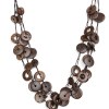 Wonderfully Walla Walla Brown Necklace Set