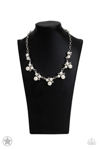 Toast To Perfection - White Necklace Set