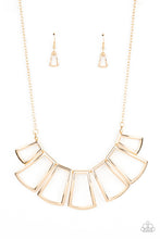 Load image into Gallery viewer, Full-Fledged Framed - Gold Necklace Set