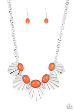 Load image into Gallery viewer, Fearlessly Ferocious - Orange Necklace Set