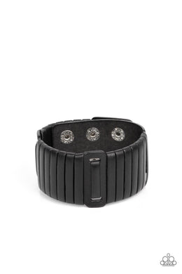 Leather Lumberyard - Black Bracelet