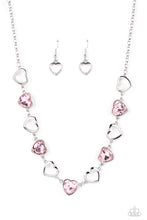 Load image into Gallery viewer, Contemporary Cupid - Pink Necklace Set