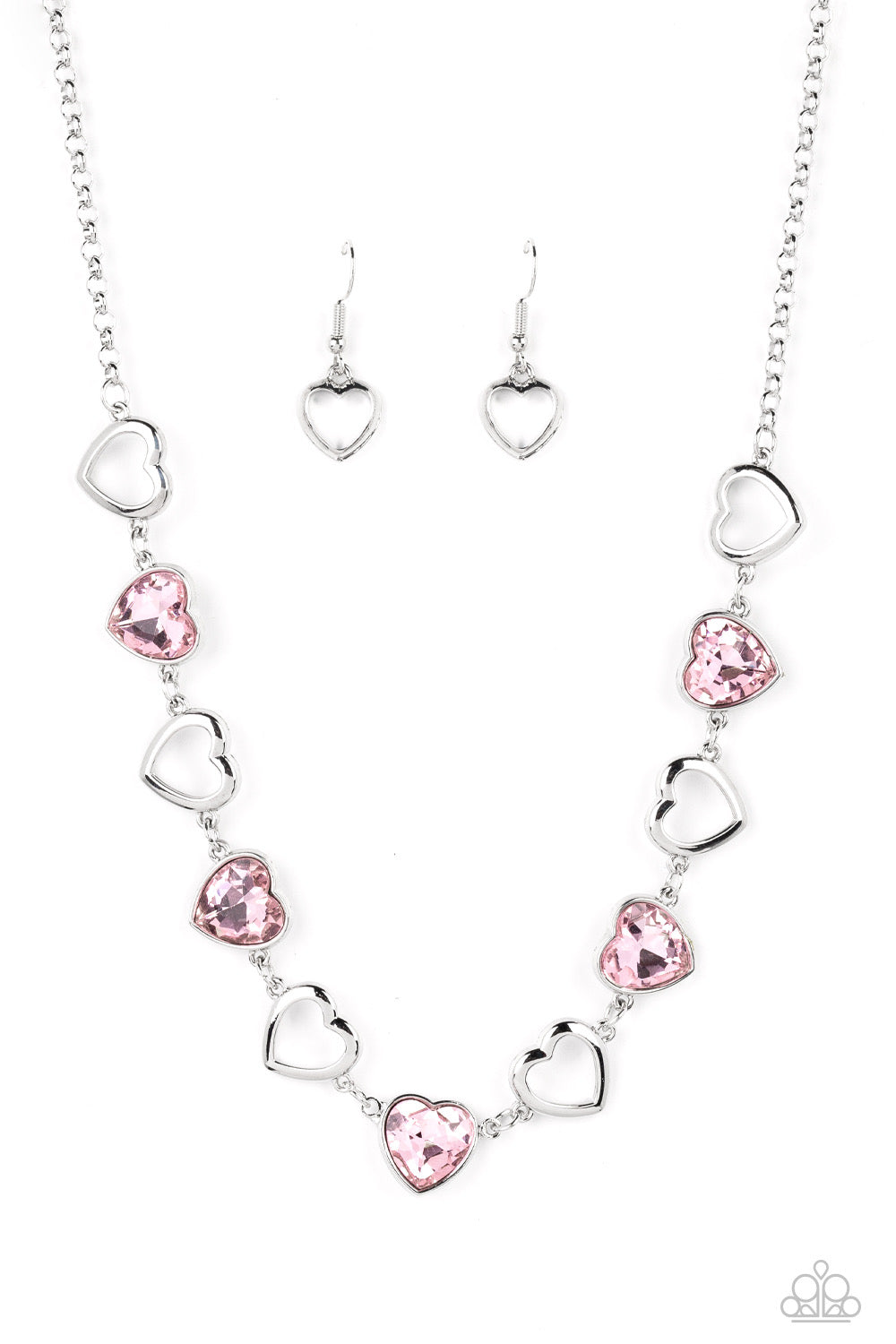 Contemporary Cupid - Pink Necklace Set