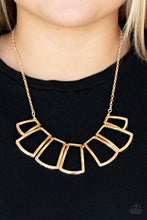 Load image into Gallery viewer, Full-Fledged Framed - Gold Necklace Set