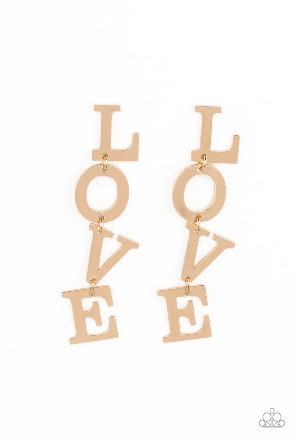 L-O-V-E - Gold Earrings