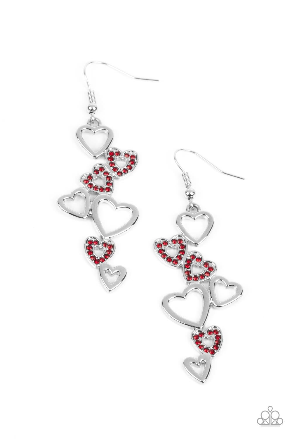 Sweetheart Serenade - Red  Earrings