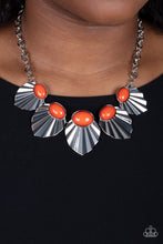 Load image into Gallery viewer, Fearlessly Ferocious - Orange Necklace Set