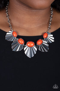 Fearlessly Ferocious - Orange Necklace Set