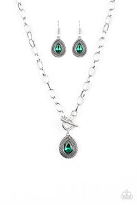 Sheen Queen - Green Necklace Set