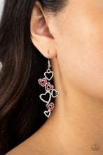 Load image into Gallery viewer, Sweetheart Serenade - Red  Earrings