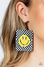 Load image into Gallery viewer, Cheeky Checkerboard - Yellow Earrings